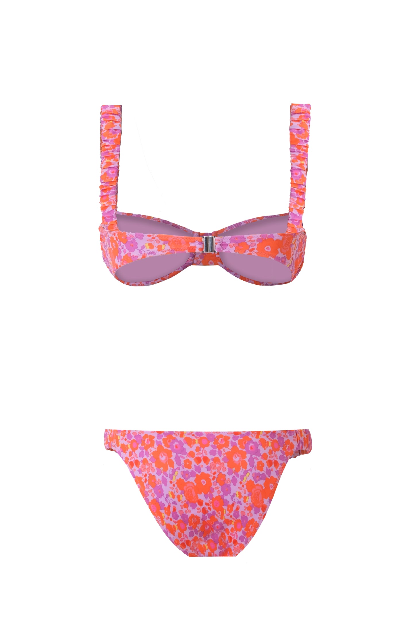 SIMONE Çiçek Desenli Balkonet Bikini Takım