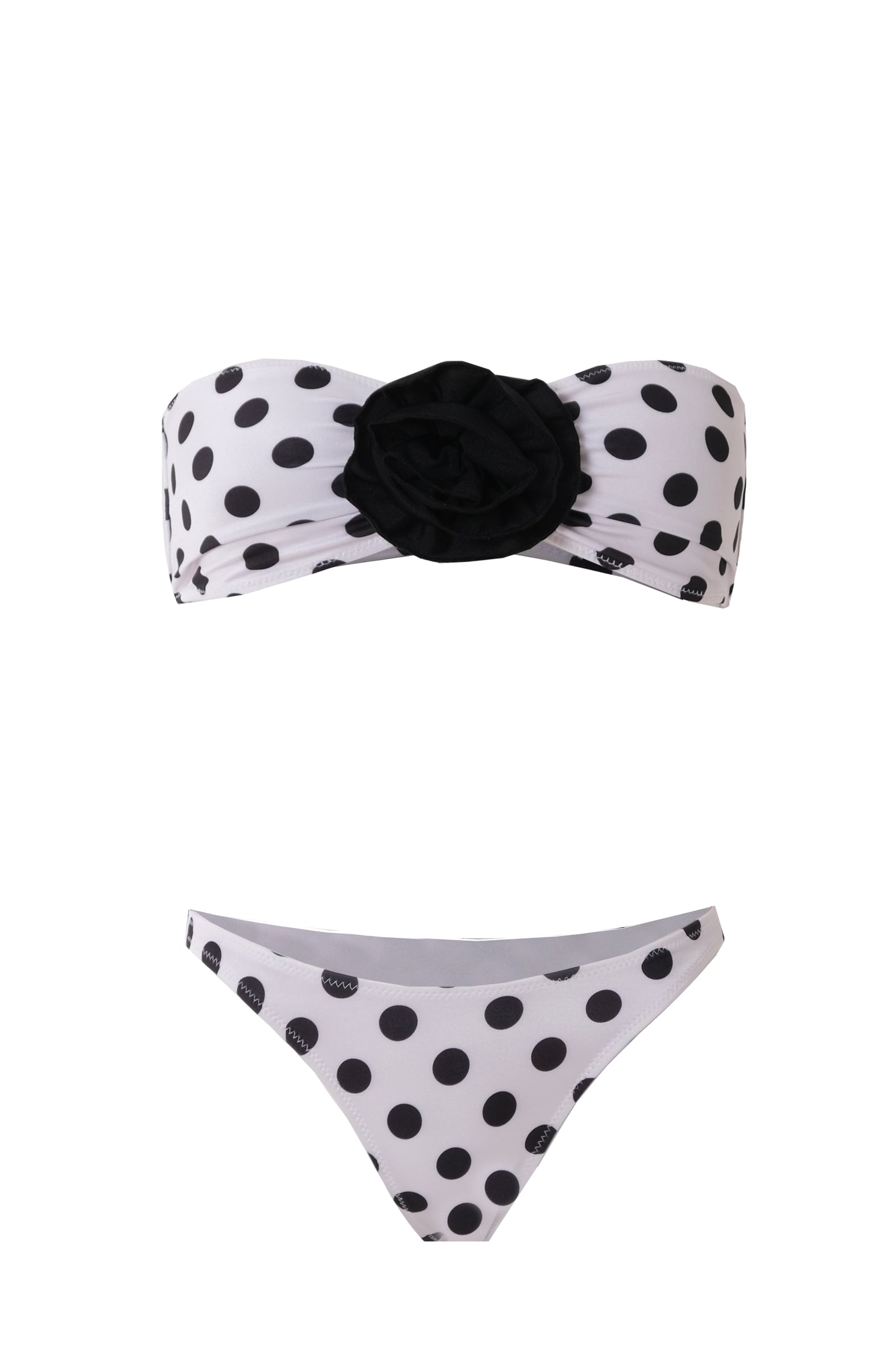 VINCA Straplez Güllü Puantiye Bikini Takım